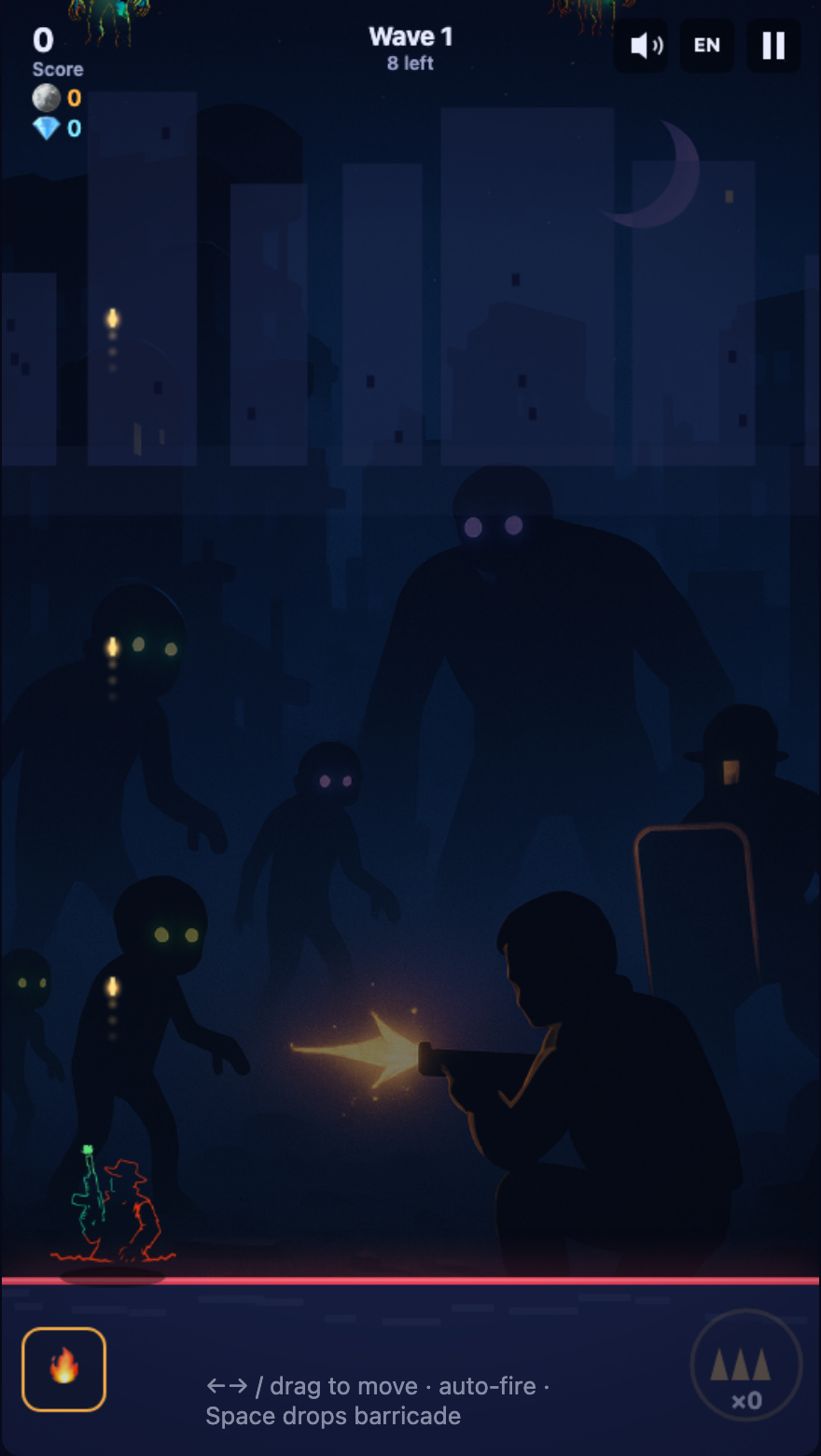暗夜僵尸防线
