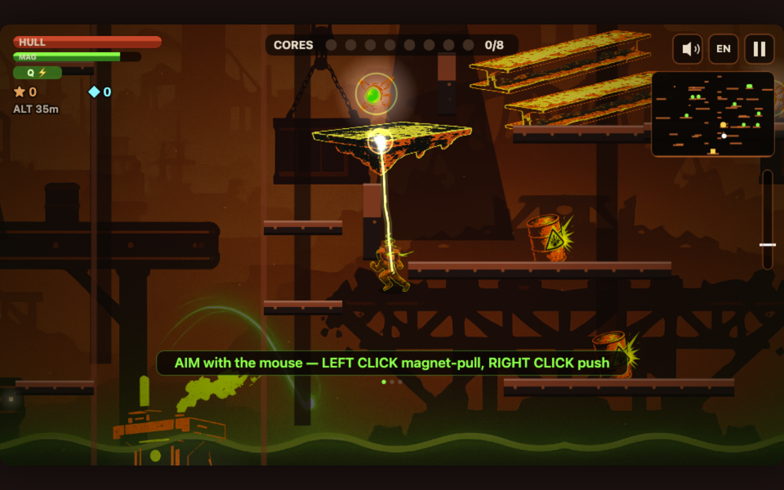 Rustide: Physics Platformer gameplay screenshot